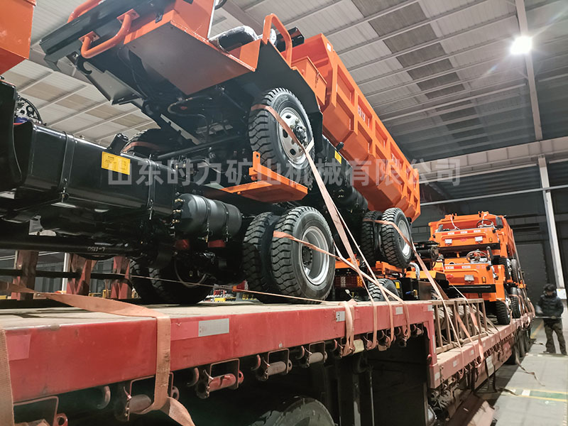 6臺(tái)8噸井下自卸車(chē)發(fā)貨廣西