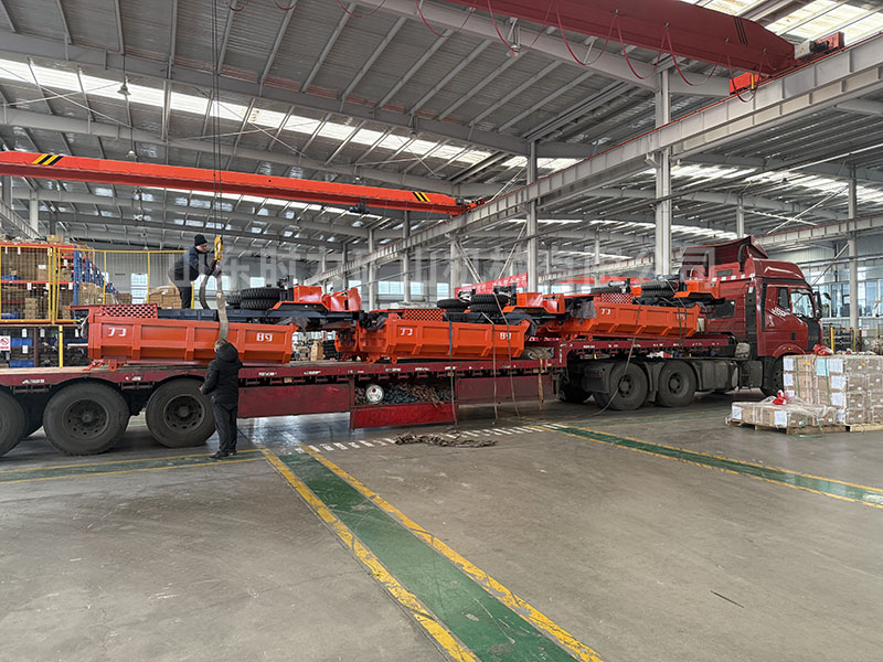 6臺(tái)5噸井下自卸車發(fā)往山西